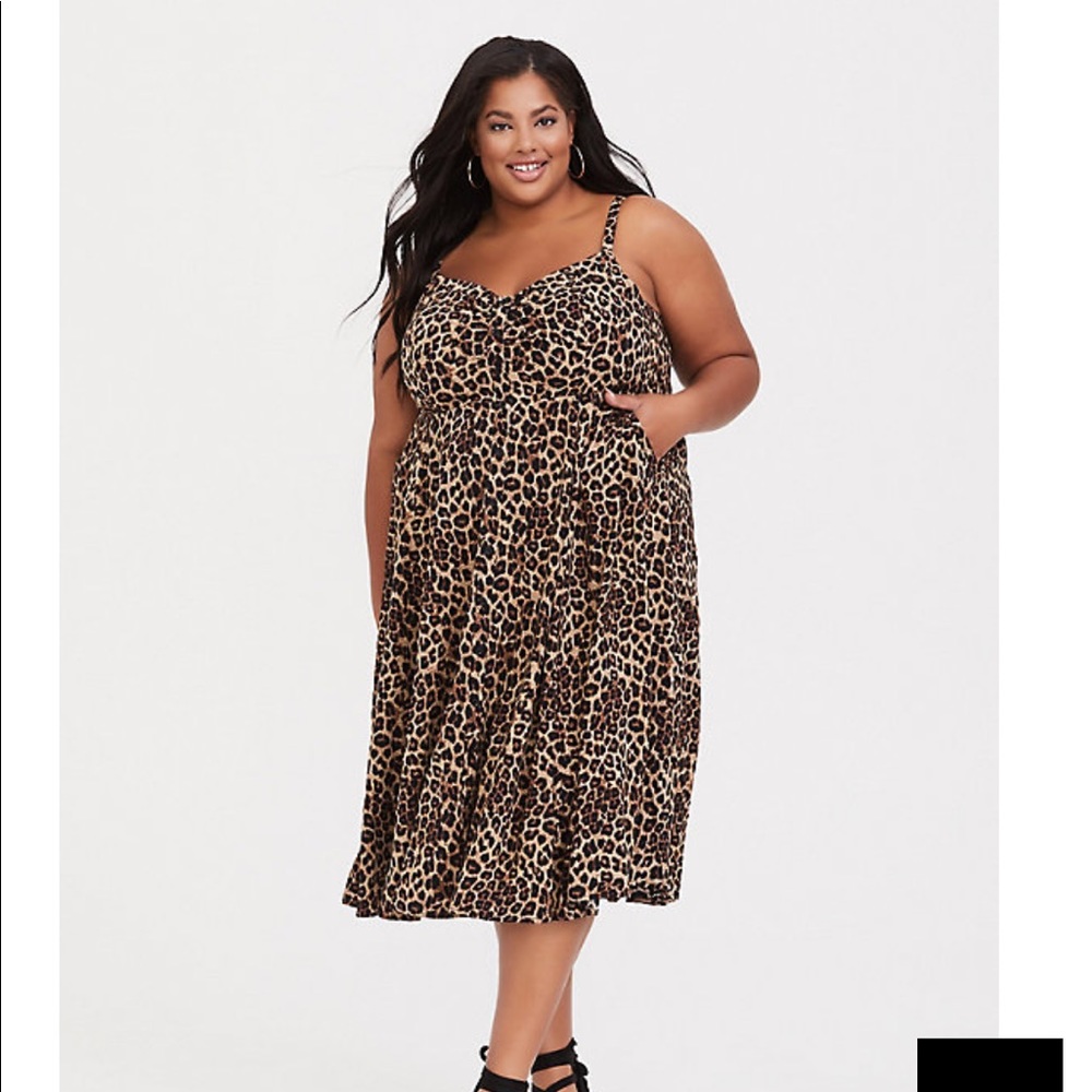 Torrid Leopard print dress